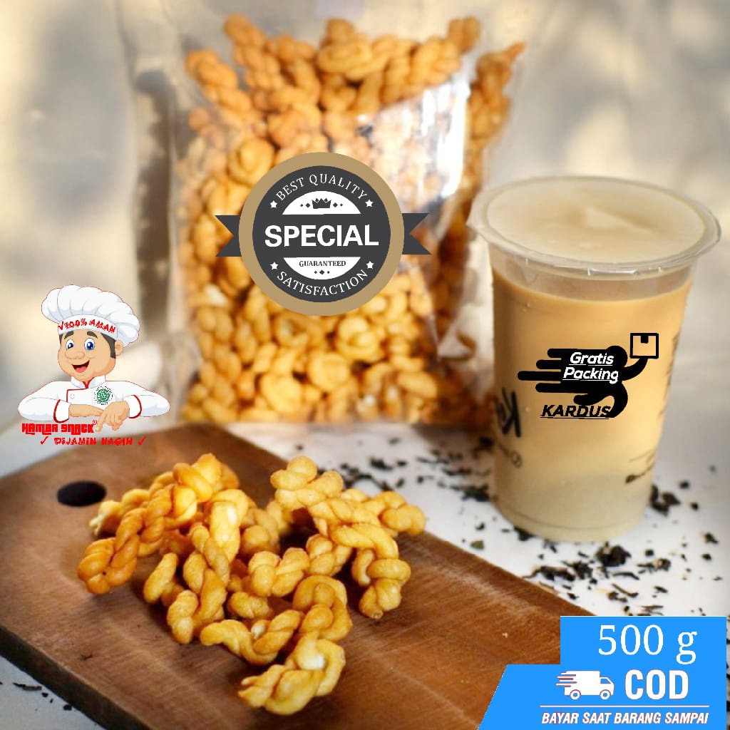 

[COD] Kue Tambang 500g UNTIR UNTIR / UNTER UNTER- Hamba Snack | snack kiloan jajanan murah jajanan jadul makanan ringan camilan termurah