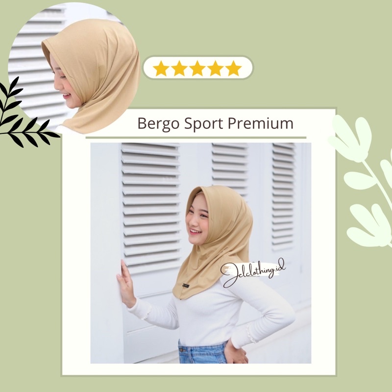 Bergo sport/hijab sport/hijab sport premium