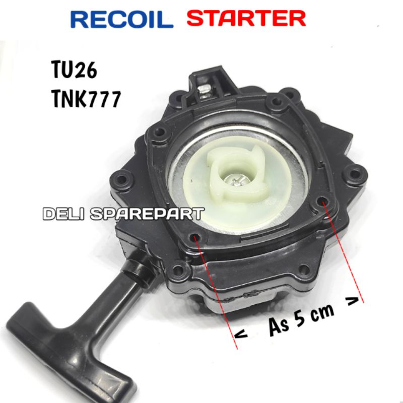 Tu 26 Recoil starter kap engkol mesin racun tu26 tnk777 4 hole