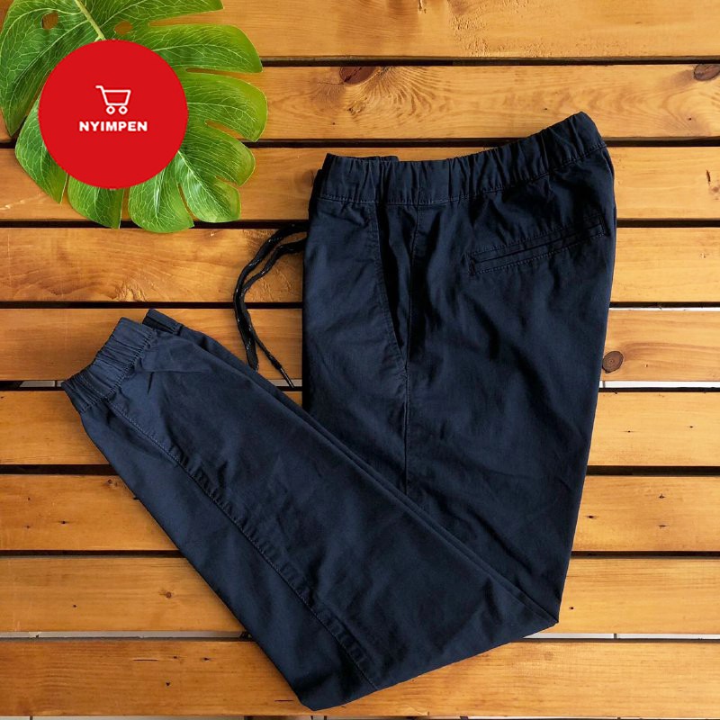 COTTON ON Celana Drake Jogger (NAVY, SIZE 32)