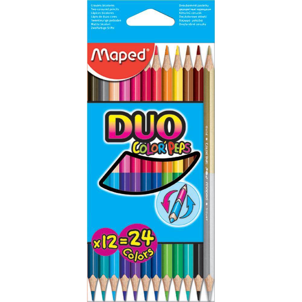 

Maped Duo Color'Peps 12=24 Pensil Warna