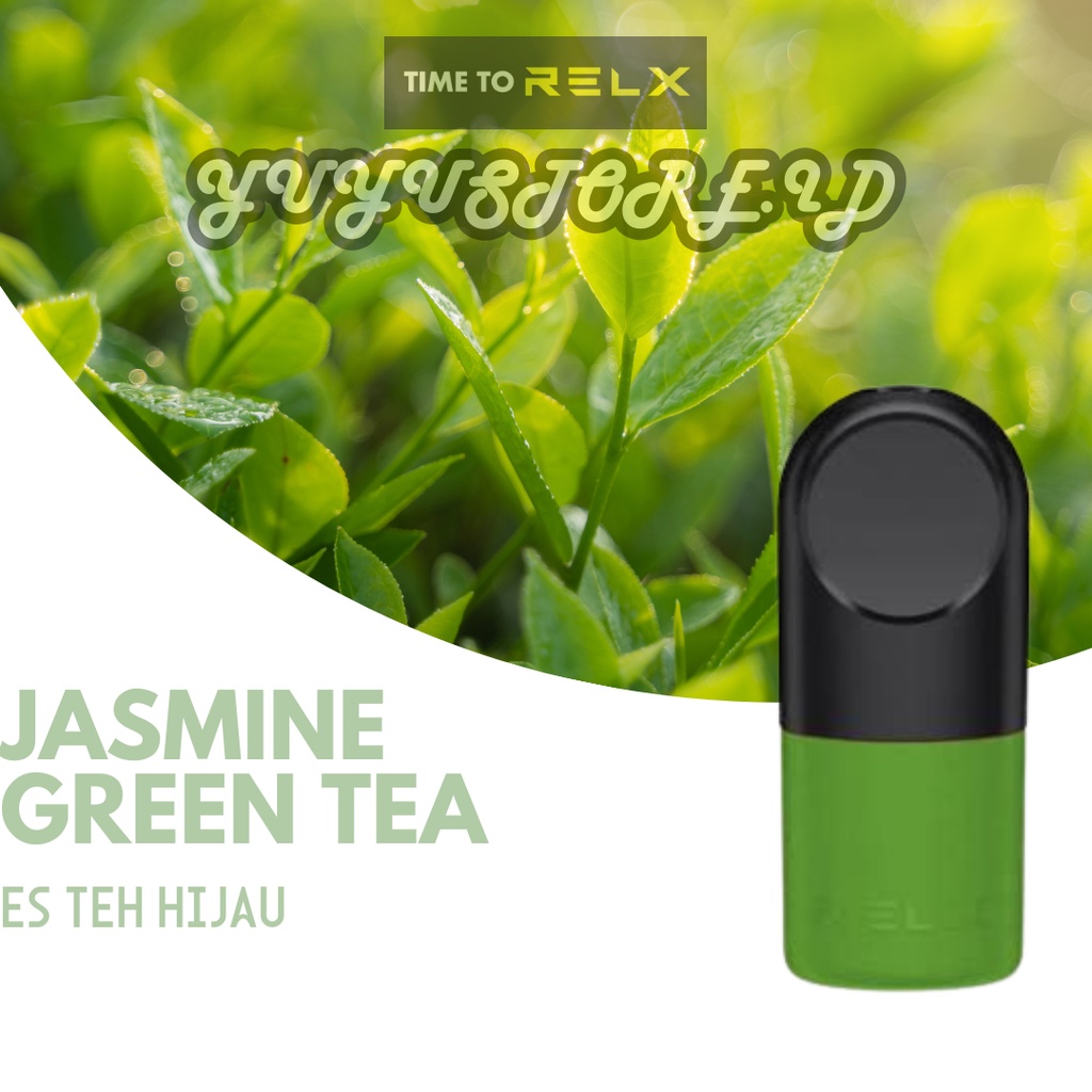 Relx Infinity Pod Jasmine Green Tea atau Teh Hijau untuk Infinity Essential