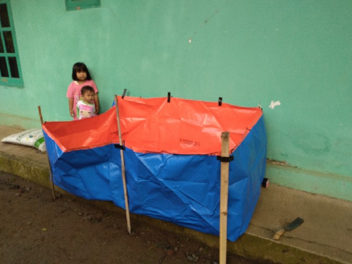 Kolam Terpal Kotak Ukuran ( 200×100×75cm ) Sejuta% Original Type A12 Cocok Untuk Budidaya Ikan Lele