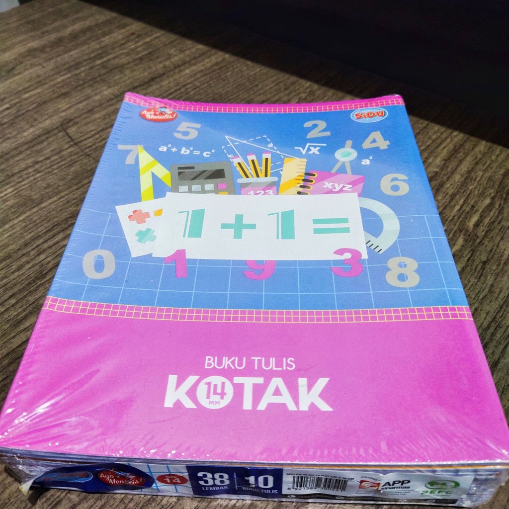 

Buku Kotak Besar Matematika Sidu 38 Lembar Sinar dunia