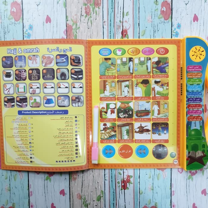 Mainan Edukasi Ebook Muslim 3 Bahasa ( Inggris - Arab - Indonesia ) / Elearning Book-5