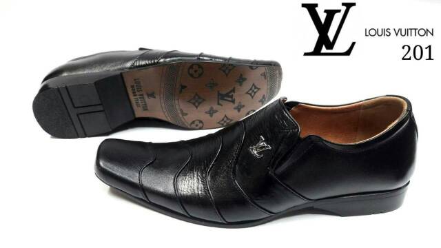 DISC 50% SEPATU PENTOFEL KULIT IMPORT LOUIS VUITTON