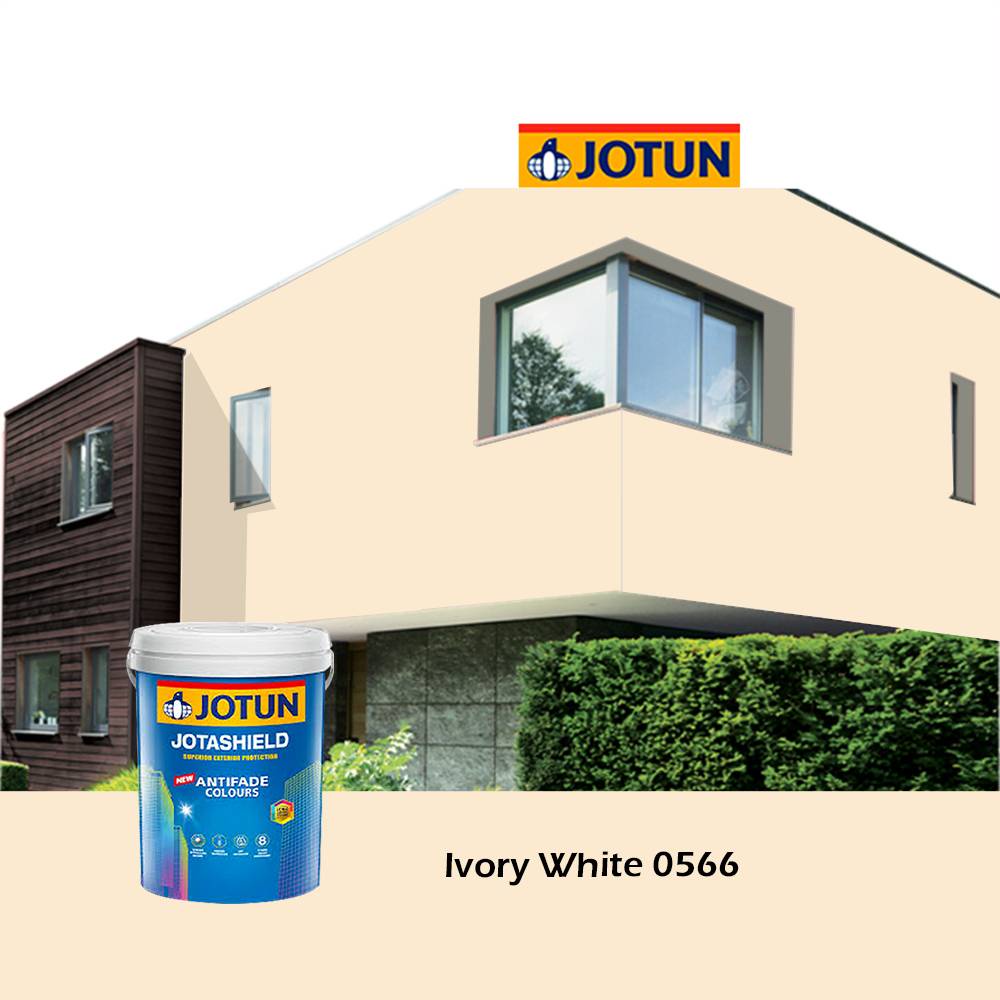 CAT TEMBOK EKSTERIOR JOTUN - IVORY WHITE/0566