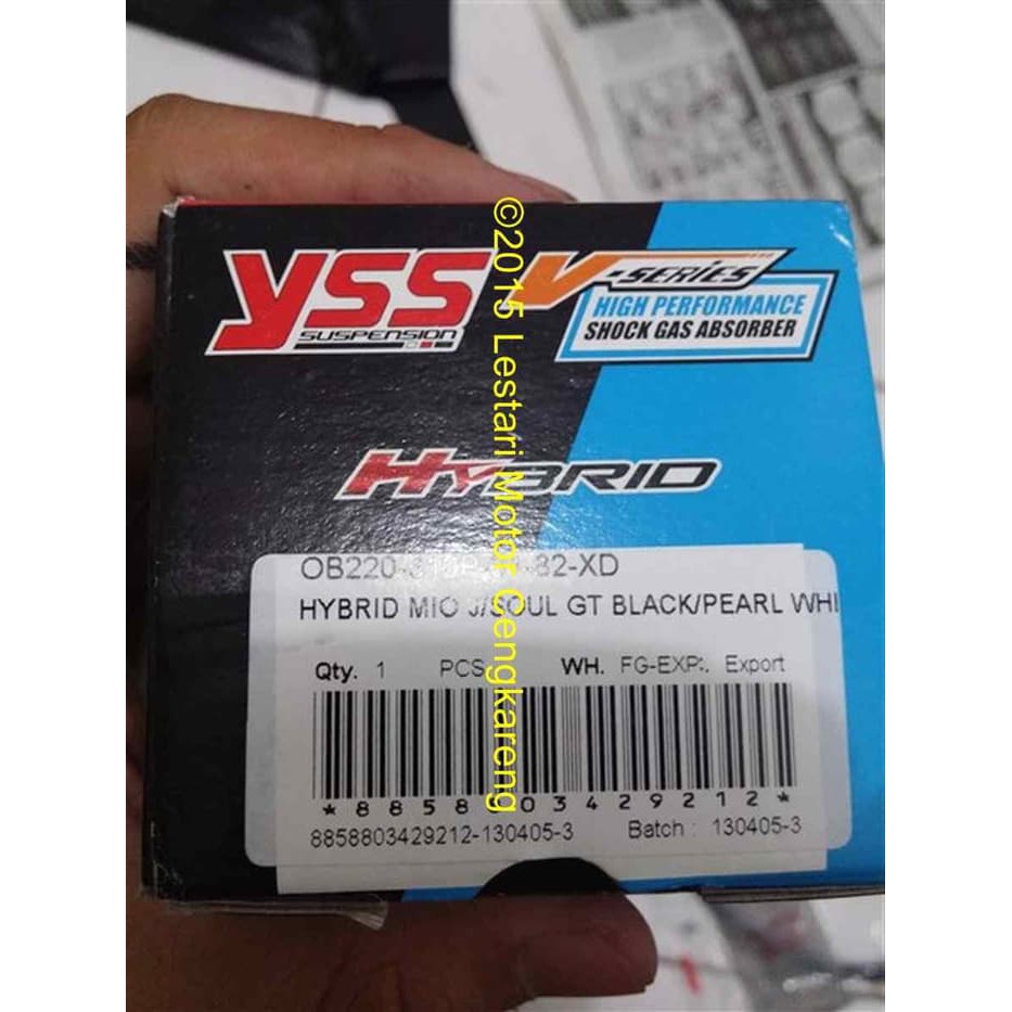 Shockbreaker YSS Mio J / Mio / Mio Soul / Mio GT Putih/Merah LESTARIMOTOR