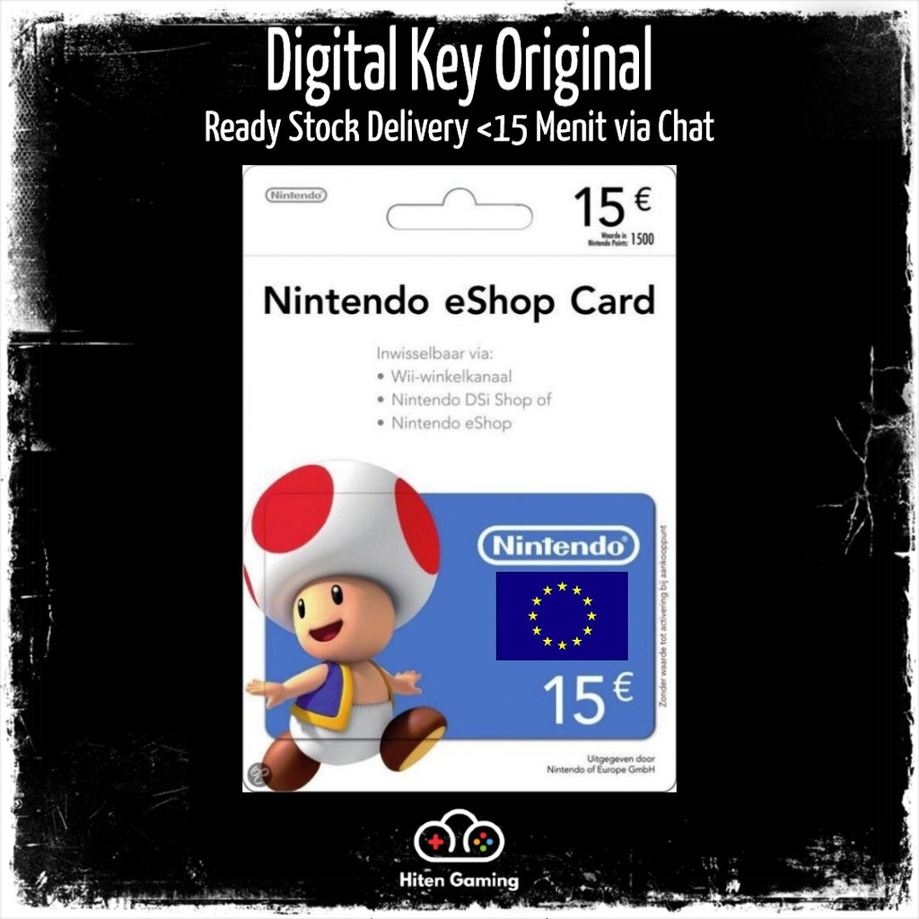 nintendo europe eshop card