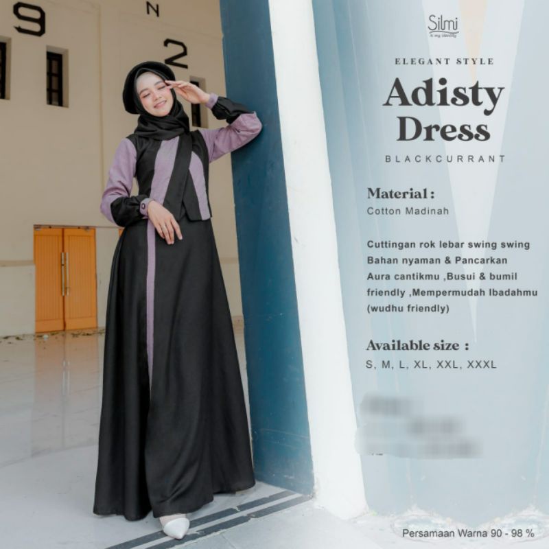 Gamis Remaja Adisty Terbaru Ori