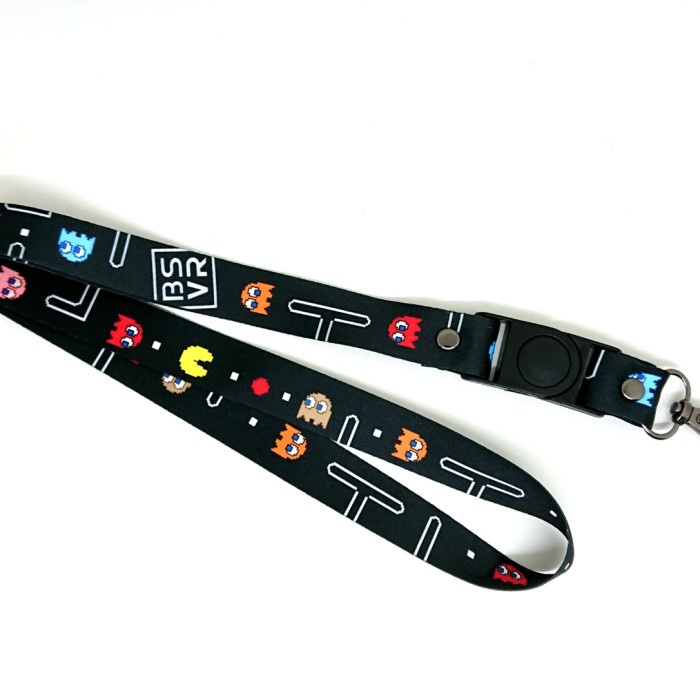 

READY lanyard gambar pacman tali gantungan dompet id card PROMO