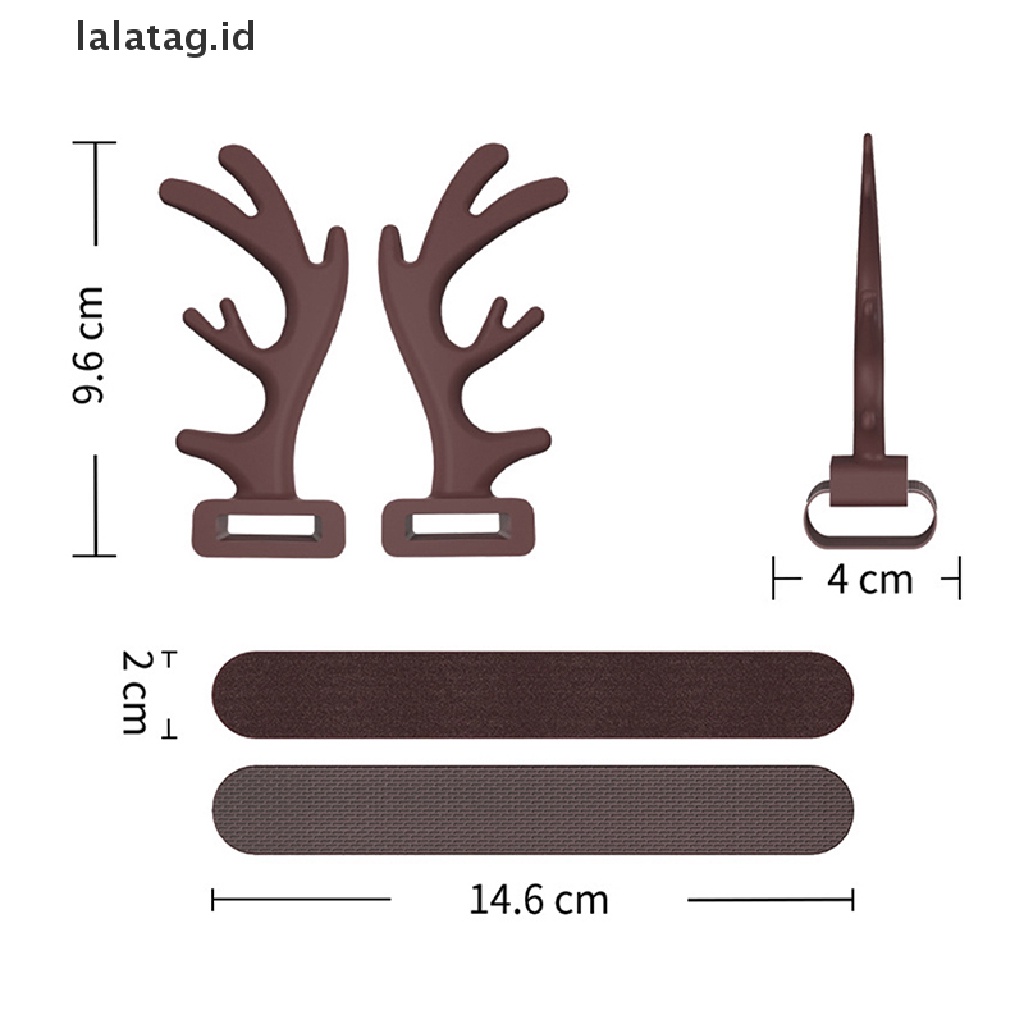 1 Pasang Headphone Gaming Bentuk Tanduk Rusa Untuk Dekorasi