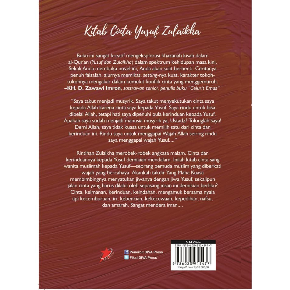 Buku Kitab Cinta Yusuf Zulaikha