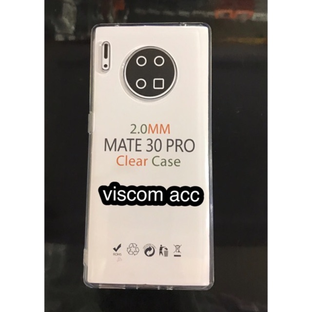 silicon bening huawei mate 30 pro jelly case clear transfaran