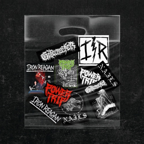 

Power Trip Iron Reagan Nails Gatecreeper Sticker Pack - 10pcs