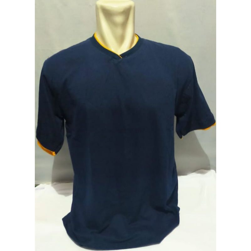 KAOS POLOS PRIA COTTON COMBED 30S/ KAOS V-NECK/ KAOS LENGAN PENDEK