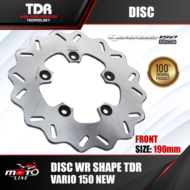 PIRINGAN CAKRAM TDR VARIO 150 NEW WR SHAPE