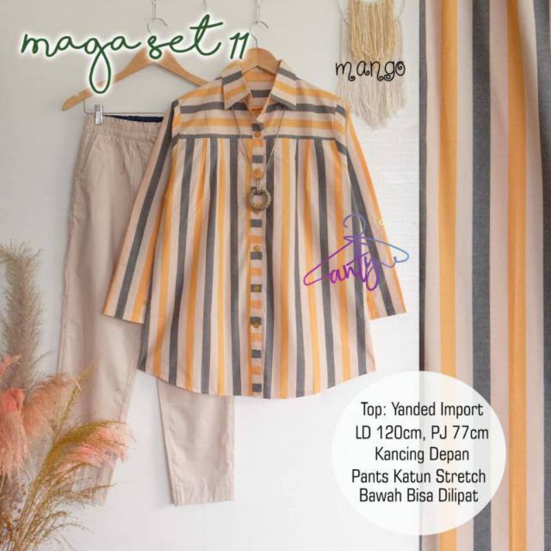 maga set 11 ld 120 ori setelan jumbo solo
