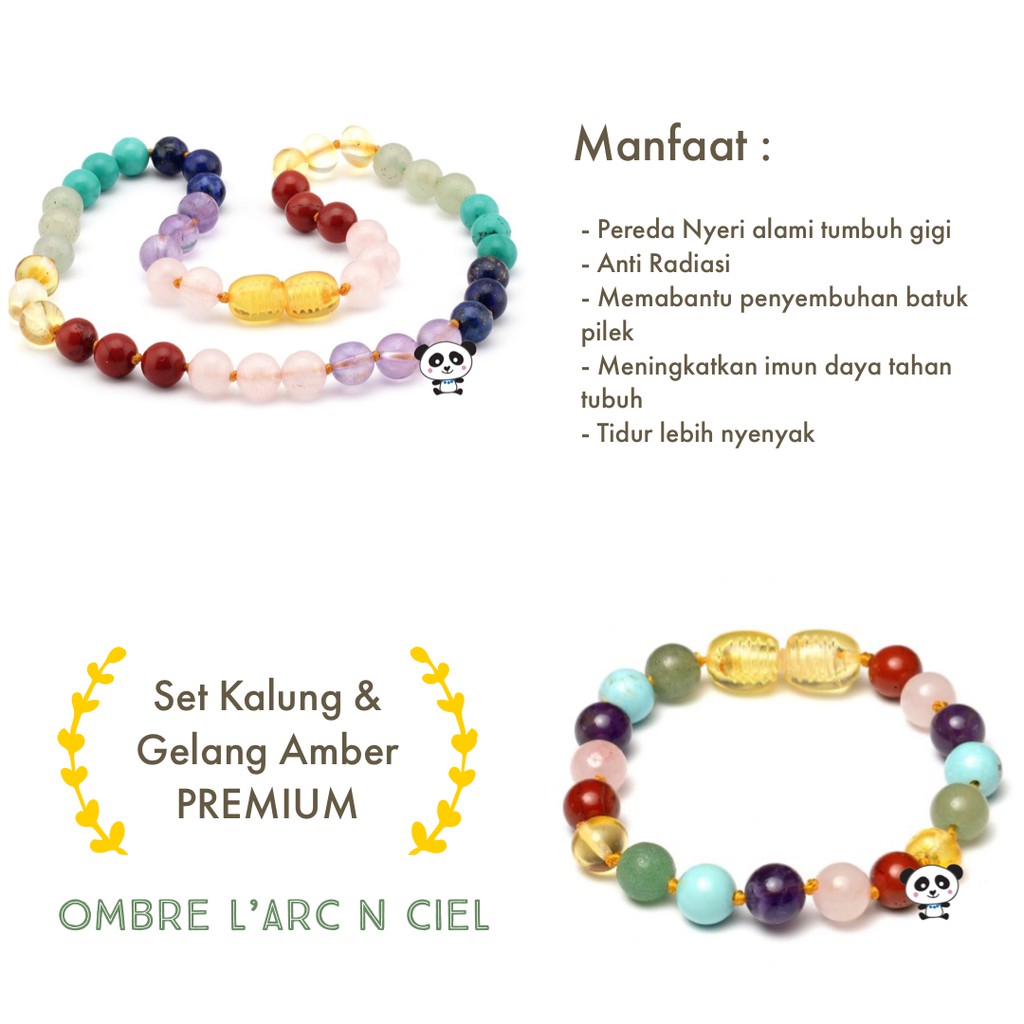 Set Kalung & Gelang Ombre Larc N Ciel