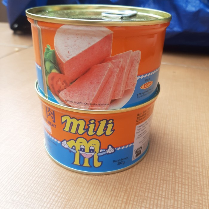 

asa457a Mili Luncheon Pork Canned Meat 397G Xa20X1