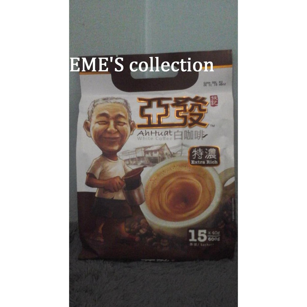 

onjz ah huat white coffee extra rich / lebih kaw 0ah9