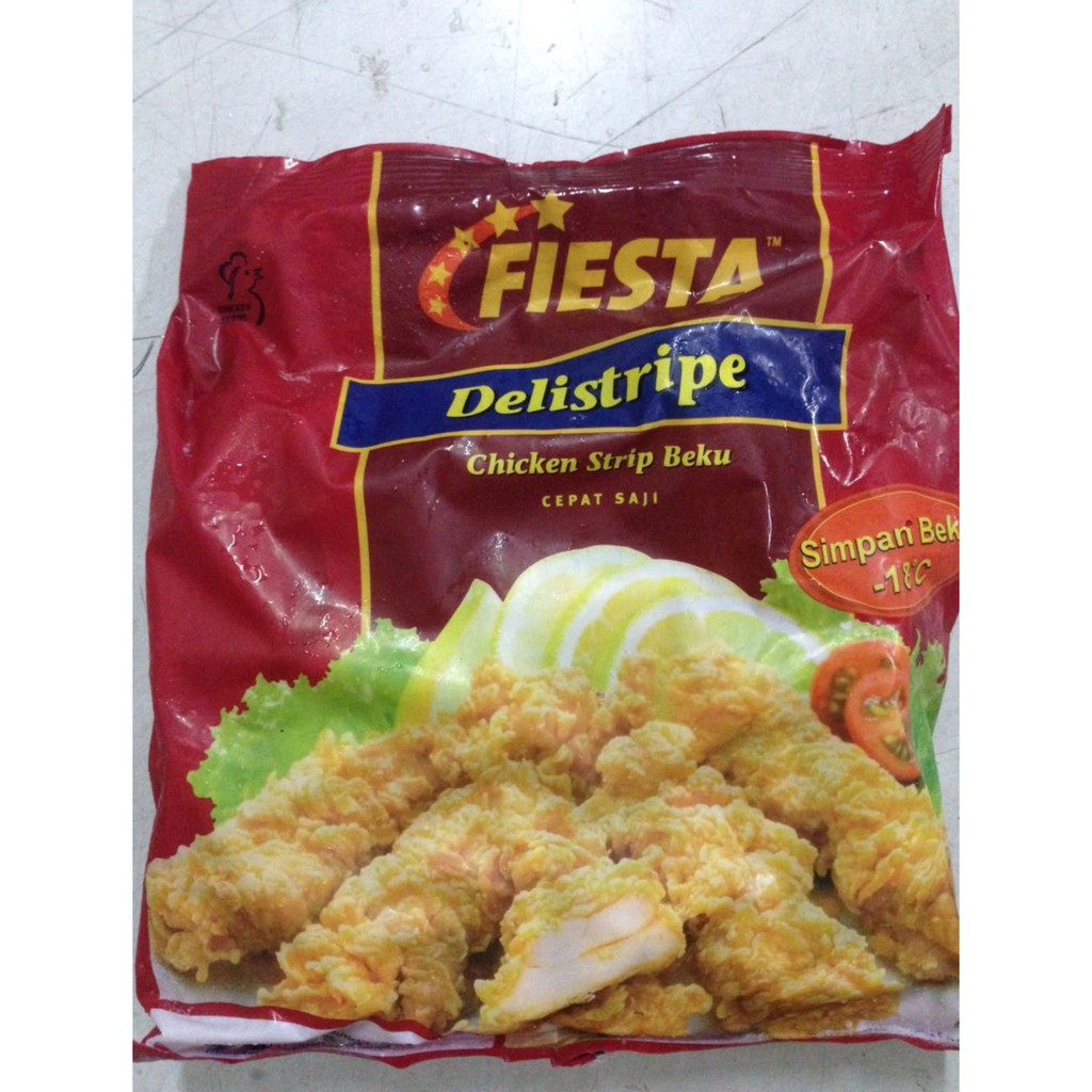 Fiesta Delistripe 500 Gr Chicken Strip Daging Ayam Olahan Nugget Naget Shopee Indonesia