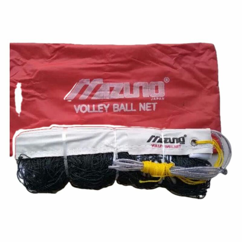 Net Lapangan Volly Mizuno Tali Seling Baja Kuat Double Band Murah Kualitas Original Jaring Net Voli 