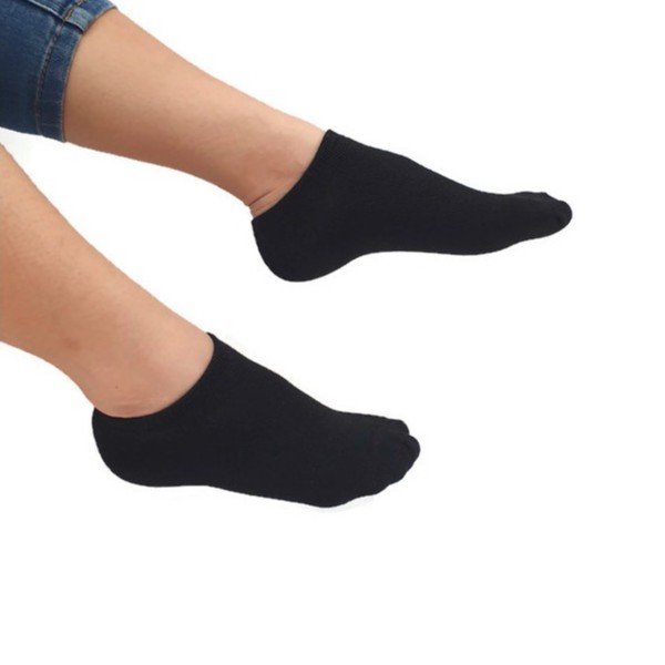 Blow KK0001 MOON Kaos Kaki Polos AnkleWanita Basic 5 Warna-Black