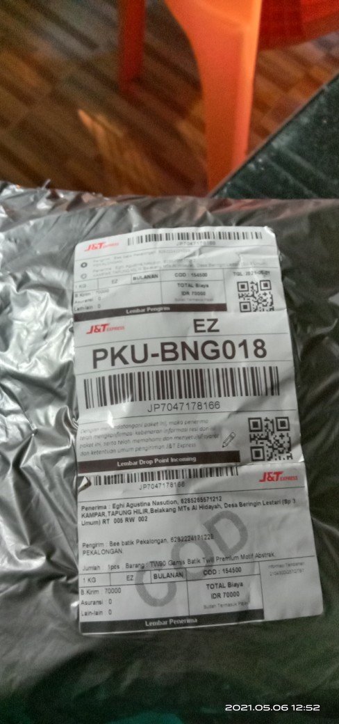 Tw90 Gamis Batik Twill Premium Motif Abstrak