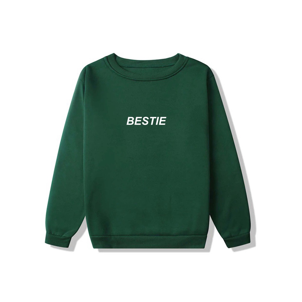 SWEATER OVERSIZE CREWNECK BESTIE  STREETWEAR  SWEATSHIRT PRIA DAN WANITA