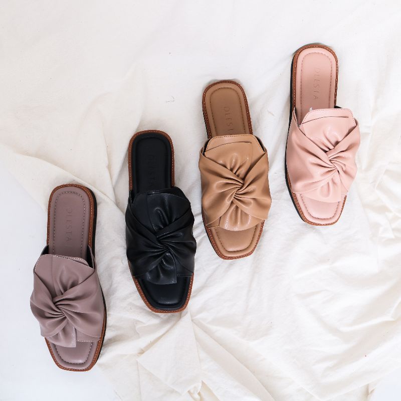 sendal flat || MAURA || sandal flat wanita/ sandal wanita terbaru/ sandal wanita kekinian By DLESTA.ID