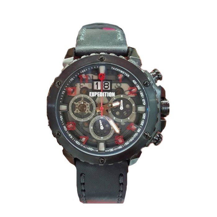 JAM TANGAN PRIA EXPEDITION E 6669 / E6669 LEATHER ORIGINAL GARANSI 1 TAHUN