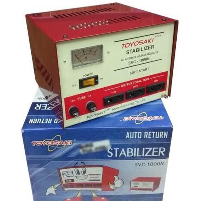 Terbaru Stabilizer Svc-1000N Toyosaki 1000 Watt ( Listrik Stabil 220V )