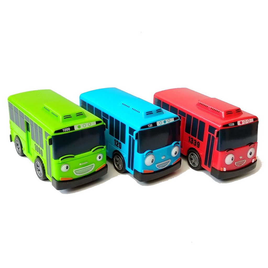 1pcs Little Bus Tayo Mainan Mobil Pull Back Car