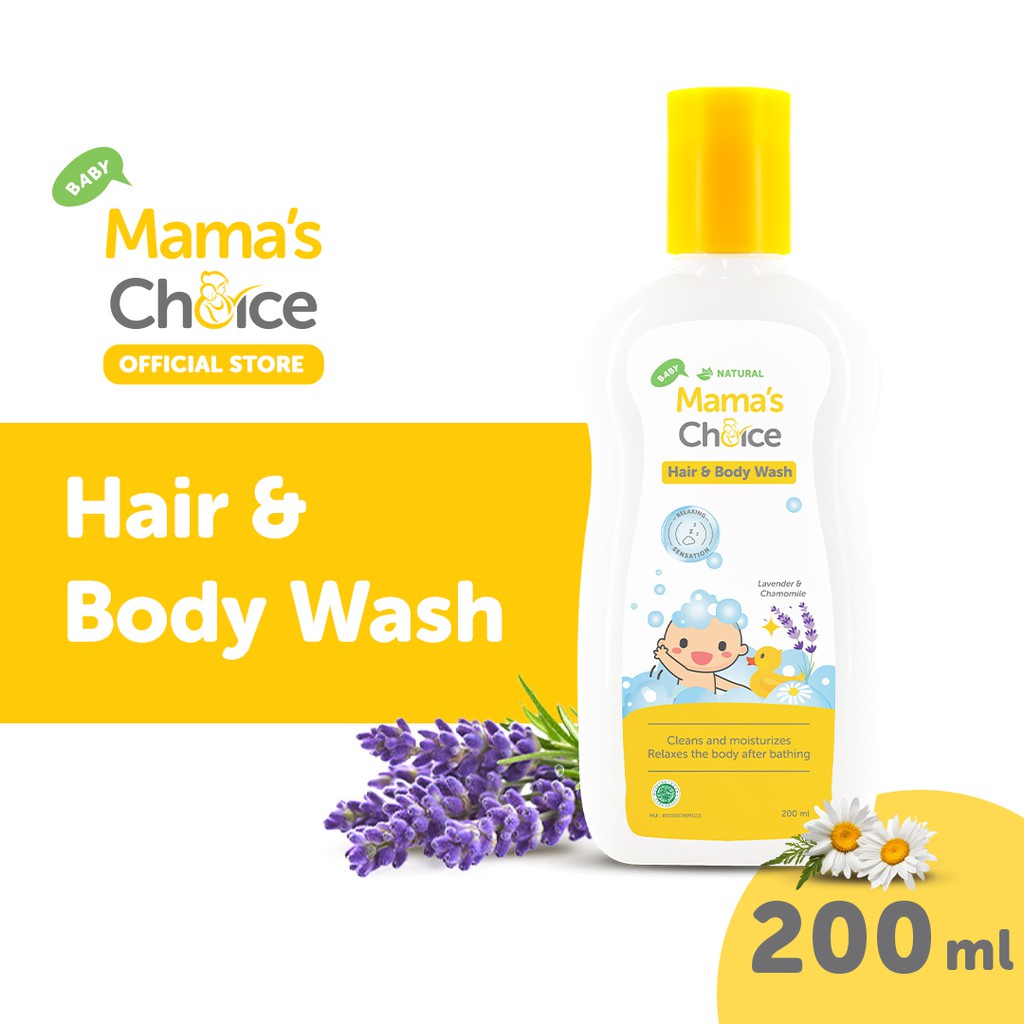 Mama's Choice Baby Hair and Body Wash / Sabun Shampoo Bayi - 200ml