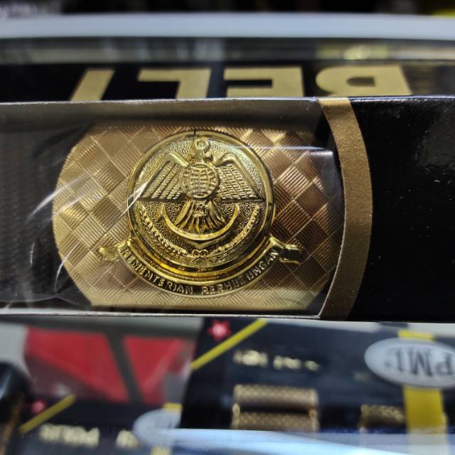 GESPER KEMENHUB KEPALA KUNINGAN MOTIF BATIK