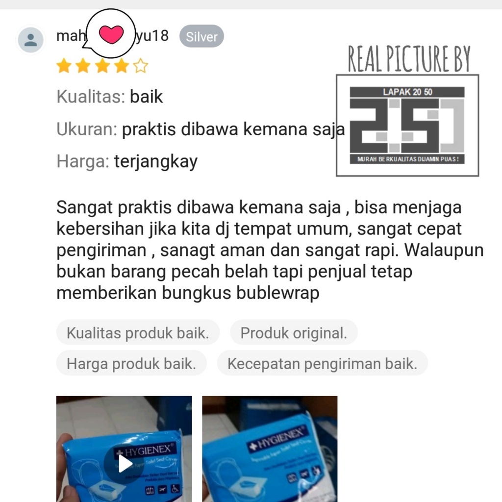 HYGIENEX TOILET SEAT ISI 10 WAJIB BAWA SAAT BEPERGIAN KERTAS ALAS DUDUK KLOSET COVER PELINDUNG DUDUKAN WC SAAT TRAVEL TRAVELING TRAVELLING TISSUE KAMAR MANDI TER MURAH SEKALI PAKAI DISPOSABLE HIGIENIS BERSIH KEBERSIHAN ANTI KUMAN BAKTERI VIRUS JAMUR