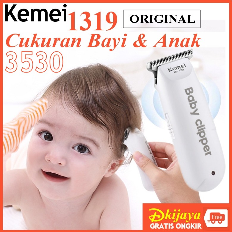 ALAT CUKUR RAMBUT BAYI DAN ANAK MESIN CUKURAN KEMEI 3530 811 1319 KM3530 KM1319 KM811 ORIGINAL