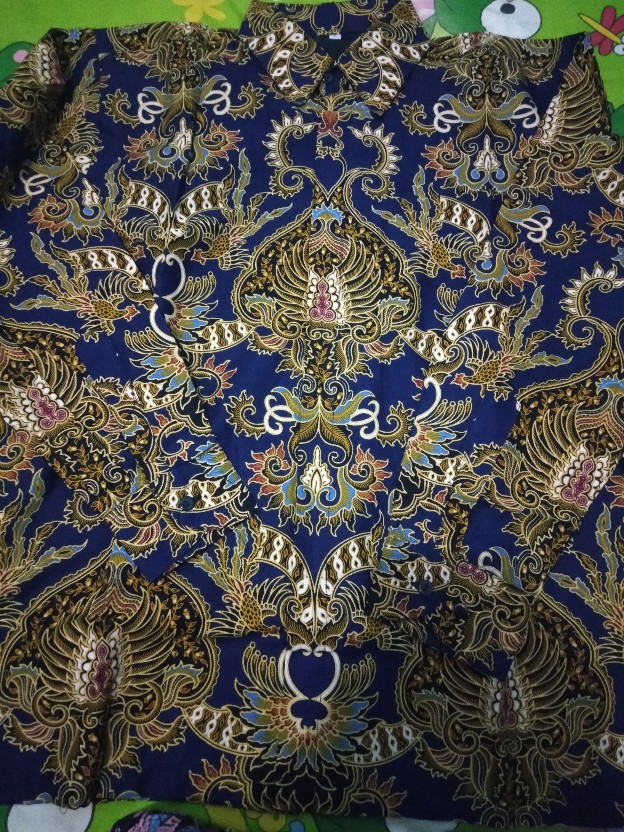 Baju Batik Pria Premiun  Big Size M L Xl Xxl Kemeja Batik Lengan Panjang Full Furing