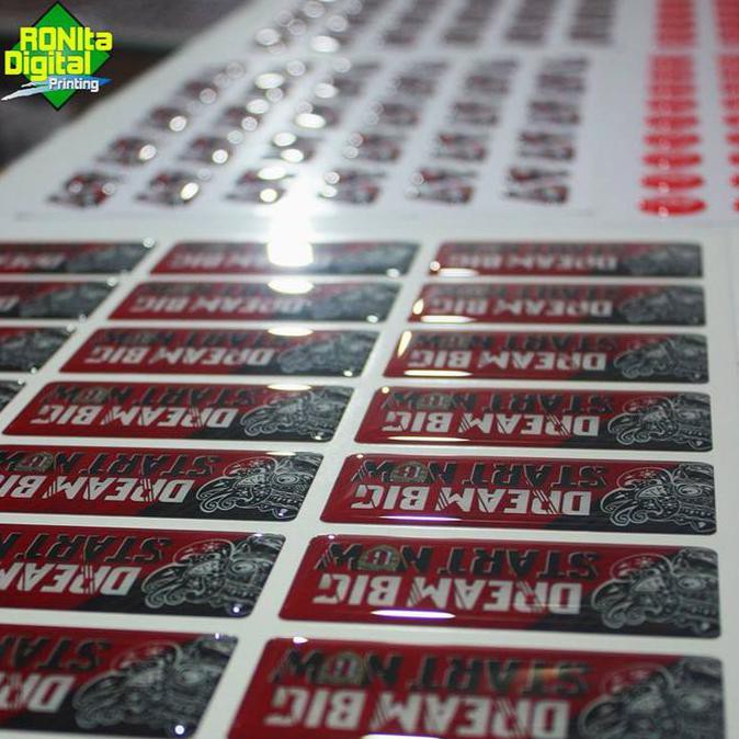

[[BISA COD]] Print Sticker Timbul Resin A3+ HEMAT Kode 268