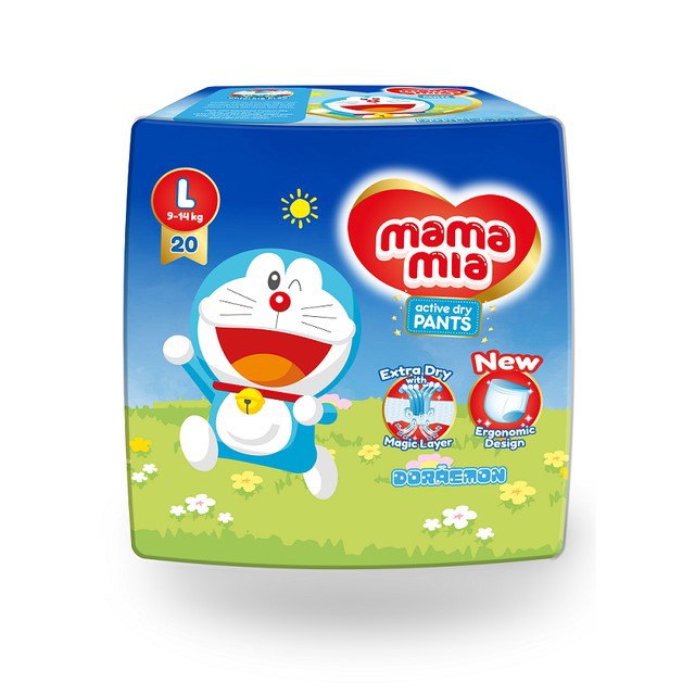 Mamamia Baby Diapers Pants L 20 pcs | Shopee Indonesia