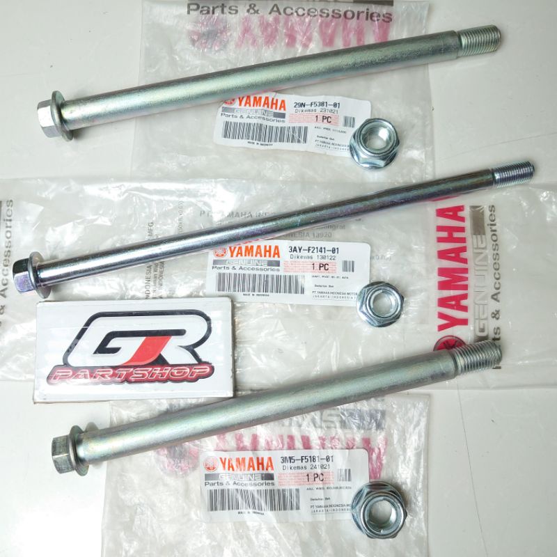 paket as + mur set roda depan belakang arm rx king ori ygp rxking rx-king