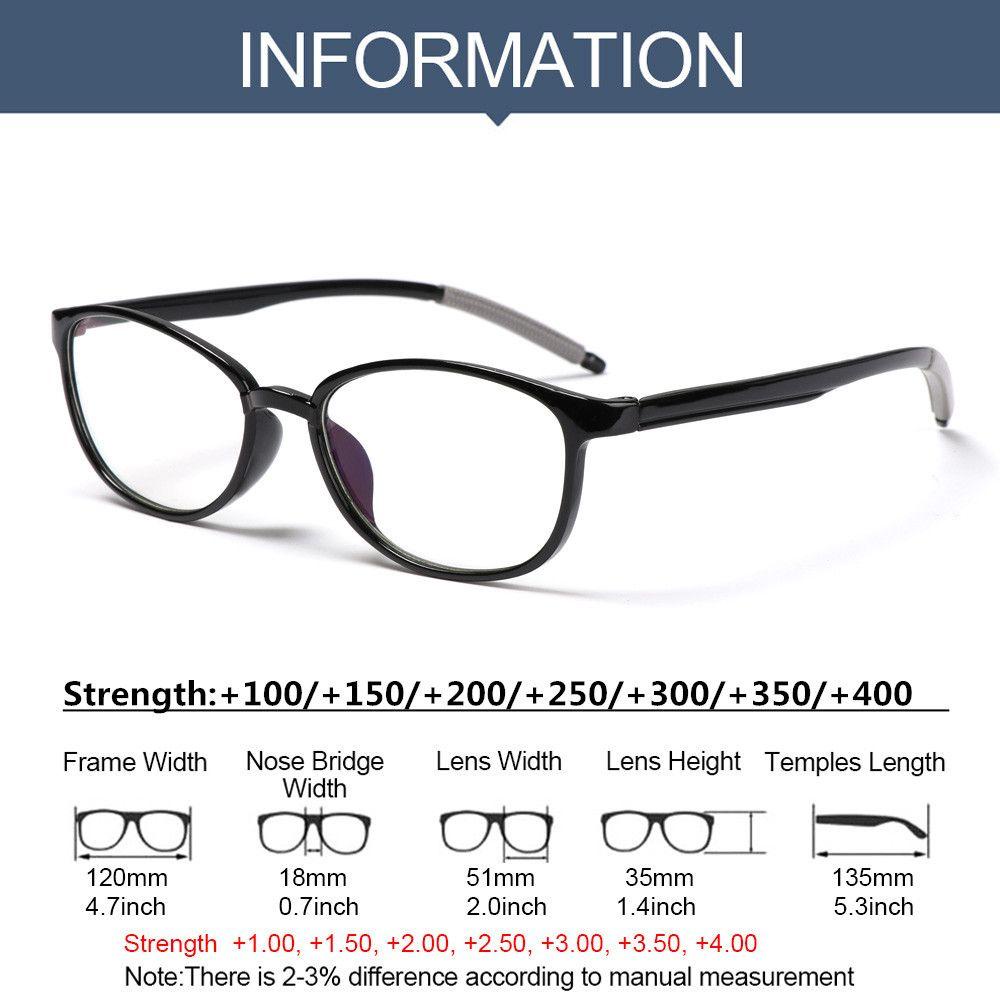 Wonder Kacamata Baca Fashion Portable Antifatigue Ultra Ringan Frame