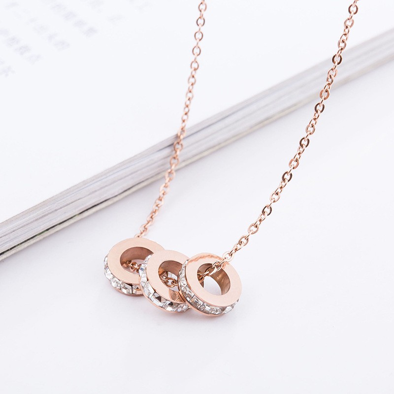 [New] Kalung fashion aksesoris titanium mini korea hadiah wanita cewek 316L anti karat KK109