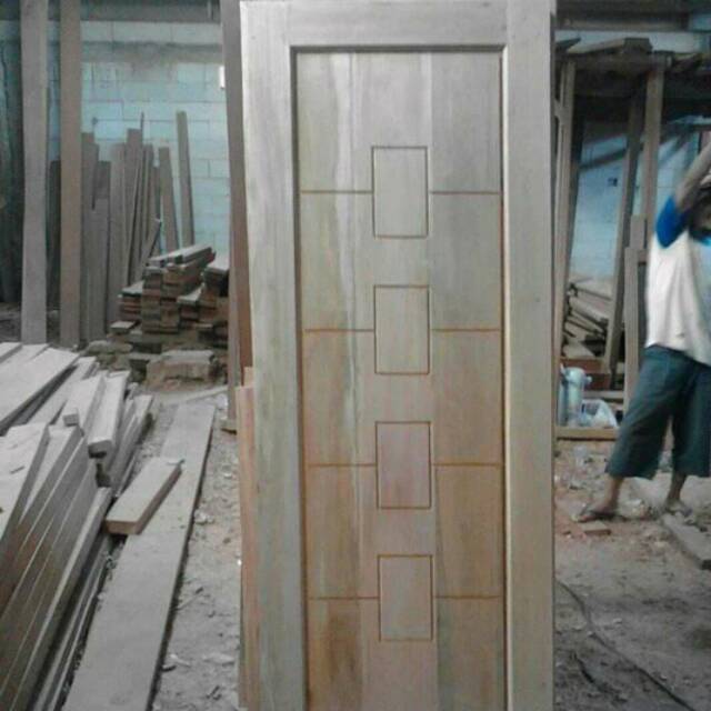  Harga  Daun  Pintu  Kayu  Waru