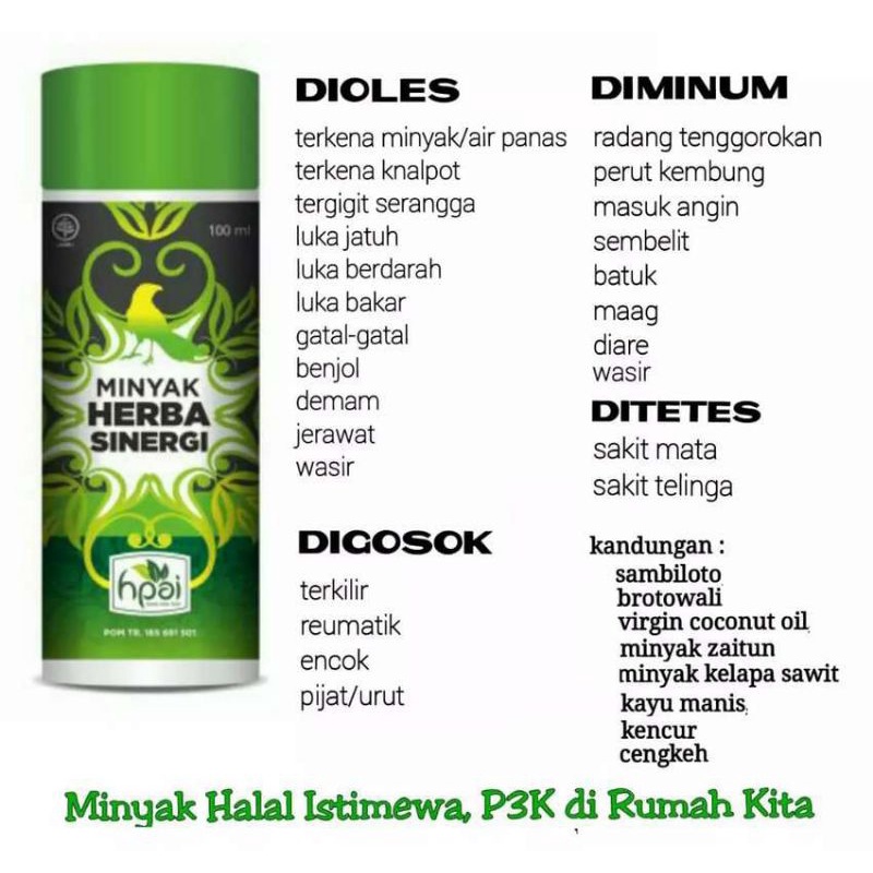 minyak sinergi hpai