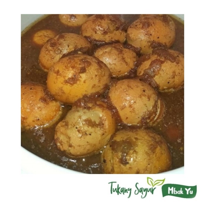 

semur telur mbakyu mateng siap makan isi 4pcs