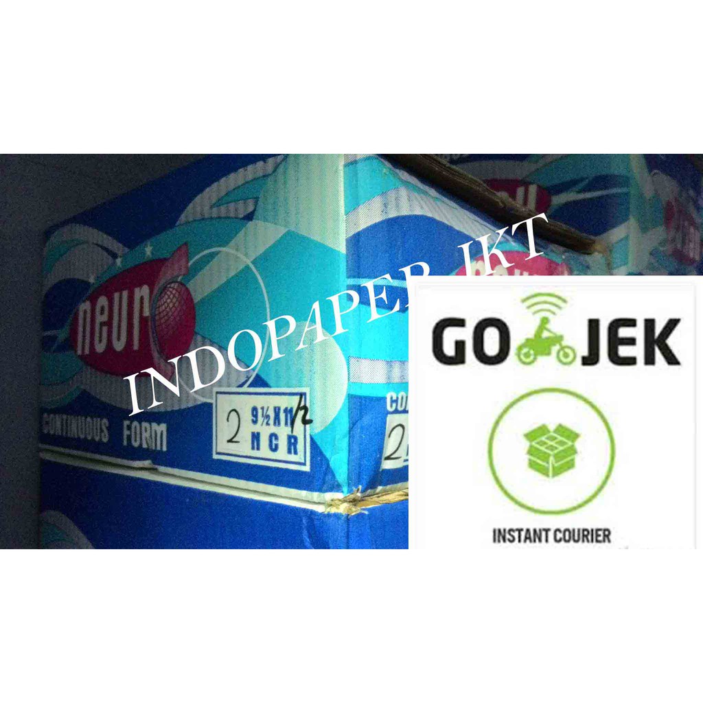 

KERTAS CONTINUOUS FORM 2 PLY 91/2 X 11 KHUSUS GOSEND WILAYAH JAKARTA DAN SEKITARNYA