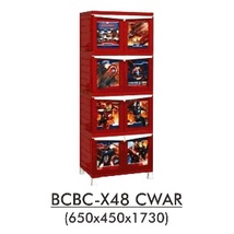 Lemari Plastik Napolly 4 Susun Bcbc X48 CWAR