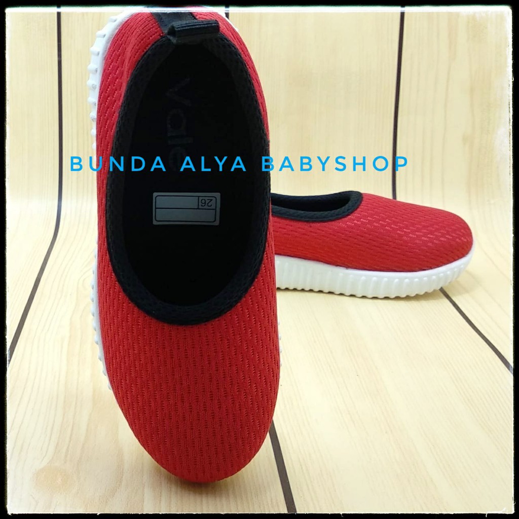 Sepatu Anak Perempuan 1 - 8 Tahun MERAH Lentur Sepatu Anak Cewek Cowok Sporty Size 22 - 35 Elastis